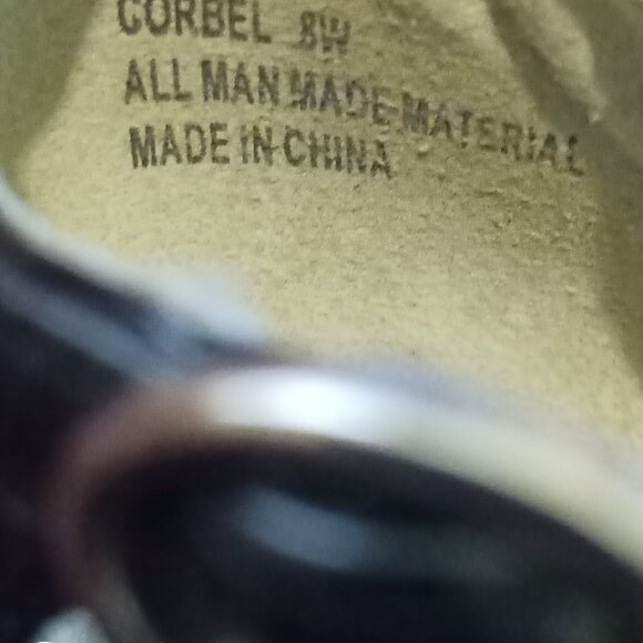 Exclusive Romantic Soles Corbel 7.5 Black Metallic T Strap W/Ankle Strap Heels - Picture 7 of 9